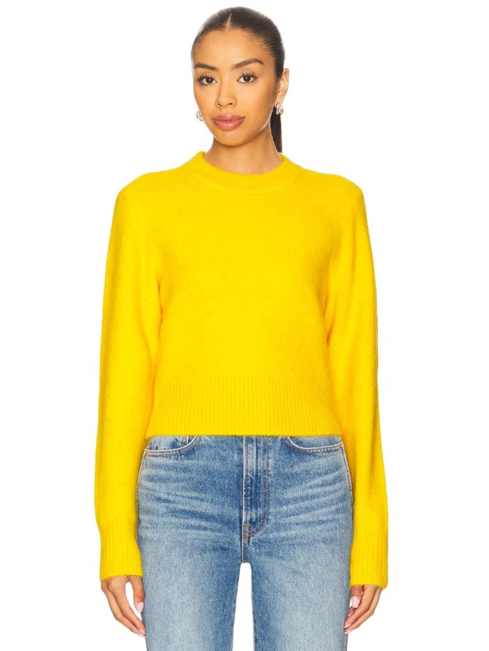 NEW! Pistola Women's Sara Alpaca Blend Sweater in Citron SMALL CASUAL COLORFUL